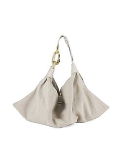 Zimmermann Легкая льняная сумка-хобо с мягкой текстурой, внутренней хлопковой отделкой, множеством карманов и плечевым ремешком 11029238