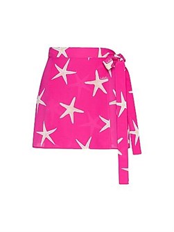 Valentino Garavani Starfish Crepe De Chine Skirt 11016690
