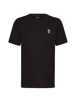 Футболка Stefano Ricci с короткими рукавами и логотипом, из 50% хлопка и 50% модала, сделана в Италии 11020166