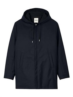 Парка Sandro с капюшоном на молнии, стёганая, водоотталкивающая, с длинными рукавами и двумя карманами 11027477