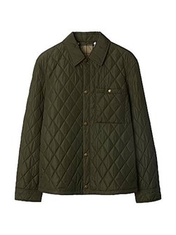 Женская куртка Burberry с кокеткой и стежкой, длинными рукавами и стандартными пуговицами, 100% полиамид 11025117