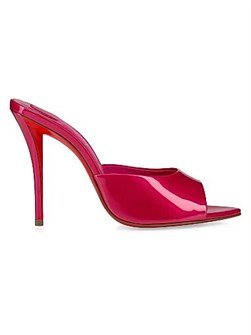 Сандалии мюли Miss Z 100 мм из лакированной кожи от Christian Louboutin 11015334