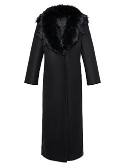 Пальто Gorski с отстегивающимся воротником из мериносового ягнёнка, прямого кроя, с боковыми карманами 11020254