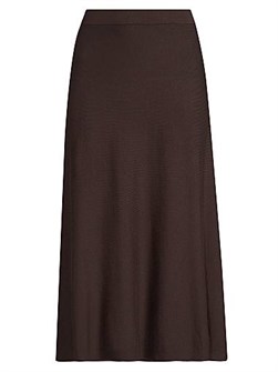 Юбка миди Stina из вязаного трикотажа Masai Copenhagen с эластичным поясом и свободным кроем 11016187