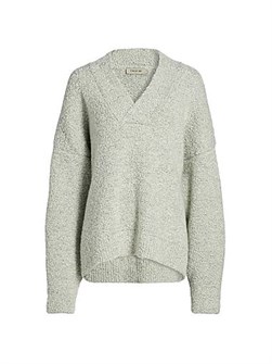 Лонгслив с перекрещивающимся V-образным вырезом из смеси мохера и шерсти от Fear Of God, Италия 11017419