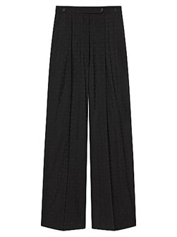 Жаккардовые брюки Givenchy из шерсти с монограммным принтом 72, классической посадкой и карманами 11026998