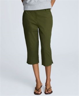 Женские брюки-педали Kenneth Cole средней посадки с карманами, комфортный стиль для тёплой погоды 11027006