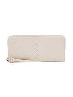 Loewe Кожаный бумажник на молнии Knot Diamond Slim из Испании — компактный и стильный 11018130