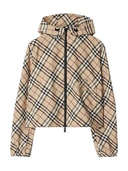 Burberry Check Hooded Zip Jacket 11024784