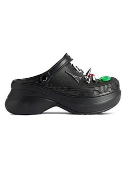 Мюли из EVA Crocs Jibbitz с круглым носком и съемными украшениями от Balenciaga 11008769