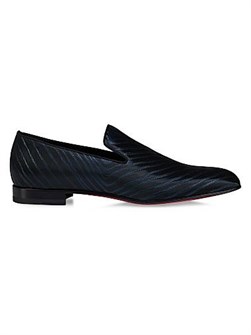 Лоферы Dandelion из жаккардовой ткани Ocean, изготовленные в Италии от Christian Louboutin 11012571
