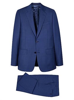 Костюм Paul Smith двубортный, приталенный, из 100% шерсти, изготовленный в Португалии 11014122
