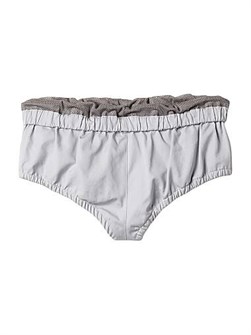 Боксёры Miu Miu из поплина с эластичным поясом и логотипом, 100% хлопок, в молодёжном стиле 11014868