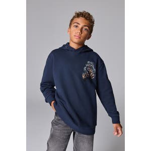 smALLSAINTS by ALLSAINTS Хлопковое молодежное худи Kids', Beast с графикой и капюшоном, от ALLSAINTS 10041888