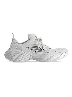 Кроссовки Monday от Balenciaga из замши и полиэстера с резиновым логотипом и заметной строчкой 11016515