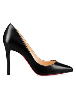Туфли Christian Louboutin Pigalle 100 мм из натянутой кожи, сделанные в Италии 11017043