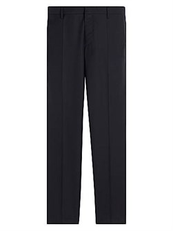 Классические штаны Lanvin из супер-150 шерсти с карманами и подкладкой из купро, производство Италия 11023637