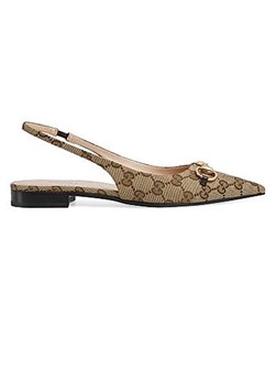 Элегантные шлёпанцы Gucci Erin из GG-канваса с зацепами и кожаной подошвой 11009605