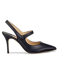 Кожаные туфли-слэнгбэки Camparisli 90 мм от Manolo Blahnik с острым носком и 90-миллиметровым каблуком 11021248