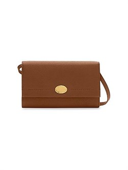 Burberry Кожаная сумка через плечо Cotswolds с наружным карманом и отделкой из хлопка и полиэстера 11011550