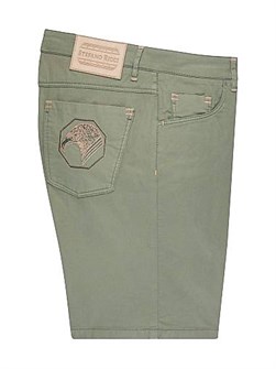 Шорты-бермуды Stefano Ricci из хлопка и эластана с вышивкой и фирменным логотипом, произведенные в Италии 11011989