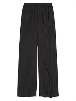 Эластичные брюки Balenciaga из жидкого поплина с эластичным поясом, Италия 11015396