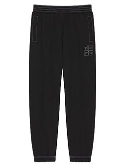 Флисовые спортивные брюки Jogger Givenchy с эластичным поясом и карманами, расслабленный крой 11026827