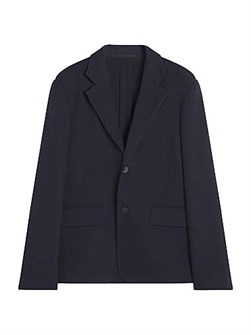 Кэжуальная однобортная куртка Lanvin из мягкой шерсти с прямым кроем и карманами 11023524