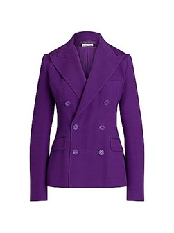 COLLECTION Ralph Lauren Пиджак Ralph Lauren COLLECTION Desmond из смеси шерсти и шелка с двойной застежкой и лацканами 11027500