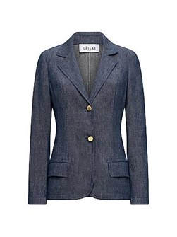 Callas Milano Костюмный пиджак Marcel с 2 пуговицами, лонгслив из 100% льна, Италия 11008190