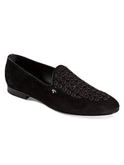 Мужские кожаные туфли Stefano Ricci с застежкой типа slip-on и кожаной подошвой 11016986