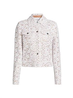 Классический приталенный жакет из цветного кружева Michael Kors, Италия 11022959