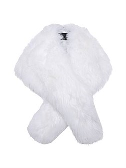 Gorski Шарф из крашеного овечьего меха с застежкой на крючках и полиэстеровой подкладкой, универсальный размер 11020160