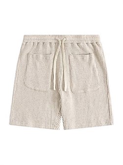 Трикотажные шорты Krost с текстурированным рисунком и эластичным поясом, Португалия 11015439