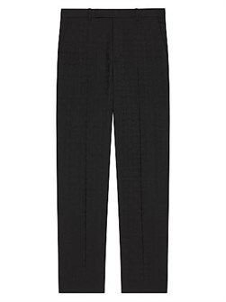 Элегантные жаккардовые брюки с монограммой Givenchy, 100% шерсть, пошив по фигуре, производство Италия 11026941