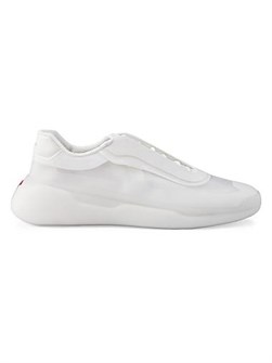 Кроссовки Prada America',s Cup из Re-Nylon с минималистичным дизайном и легкой подошвой 11024255