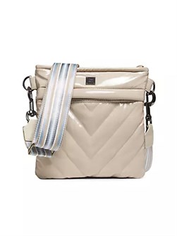 Think Royln Сумка-кроссбоди из высококачественной стеганой кожи с двумя внешними карманами и одним внутренним карманом на молнии 10041491