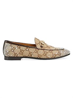 Лоферы Gucci New Jordaan из канваса GG с кожаной подкладкой и классической формой 11024500