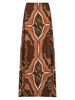 Макси-юбка Micaela Nuevos Territorios с геометрическим принтом из роскошного шелка от Johanna Ortiz 11011223