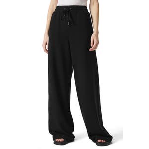 Splendid Брюки из мягкого рибана с широкими штанинами, созданные в сотрудничестве с @cellajaneblog, с эластичным поясом, длина по внутреннему шву 80 см 10042363