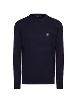 Лонгслив Stefano Ricci из чистой шерсти с кожаными вставками из аллигатора и декоративной фурнитурой, Италия 11026007