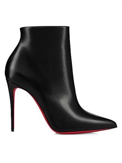 Ботильоны Christian Louboutin So Kate из натуральной кожи с застежкой-молнией и каблуком 100 мм 11019484