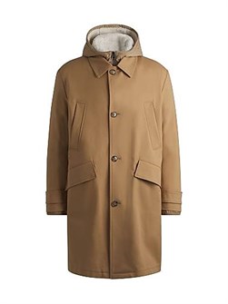 Двусторонняя куртка с капюшоном Boss Selected By Beckham с утеплённой подкладкой и водоотталкивающей тканью 11011964