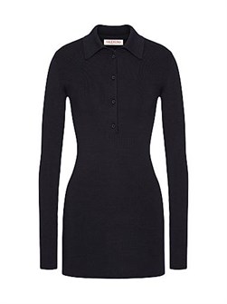 Кашемировый свитер Valentino Garavani на пуговицах, шелковый, 70% кашемир, 30% шелк, Италия 11012969