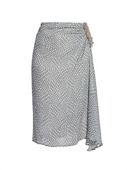 Dries Van Noten Sovora Polka Dot Wrap Skirt 11013708