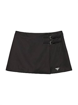 Prada Re-Nylon Wraparound Miniskirt 11019771