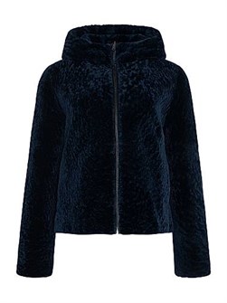 Двусторонняя парка из южноафриканского овечьего меха Gorski с капюшоном и боковыми карманами 11020339