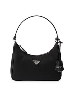 Prada Мини-сумка Re-Edition 2005 из переработанного нейлона с утонченной фурнитурой и кожаной ручкой 11019704