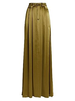 COLLECTION Ralph Lauren Сатиновая макси-юбка Demetrius с блестящей отделкой и складками от Ralph Lauren 11027459