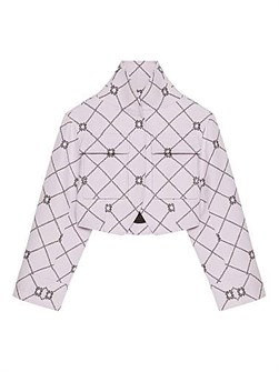 Givenchy Checked Jacket in Wool with Monogram 11026703